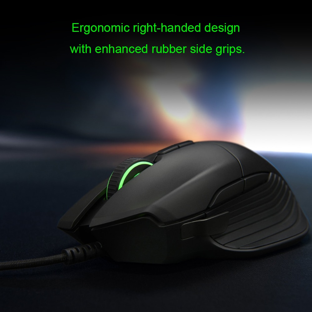 Souris-de-jeu-filaire-Razer-Basilisk-6400-DPI/16000-DPI-capteur-optique-RGB-5G-amovible-DPI-résistance-de-défilement-d'embrayage-8-boutons-noir Souris de jeu filaire Razer Basilisk 6400 DPI/16000 DPI capteur optique RGB 5G amovible DPI résistance de défilement d'embrayage 8 boutons noir