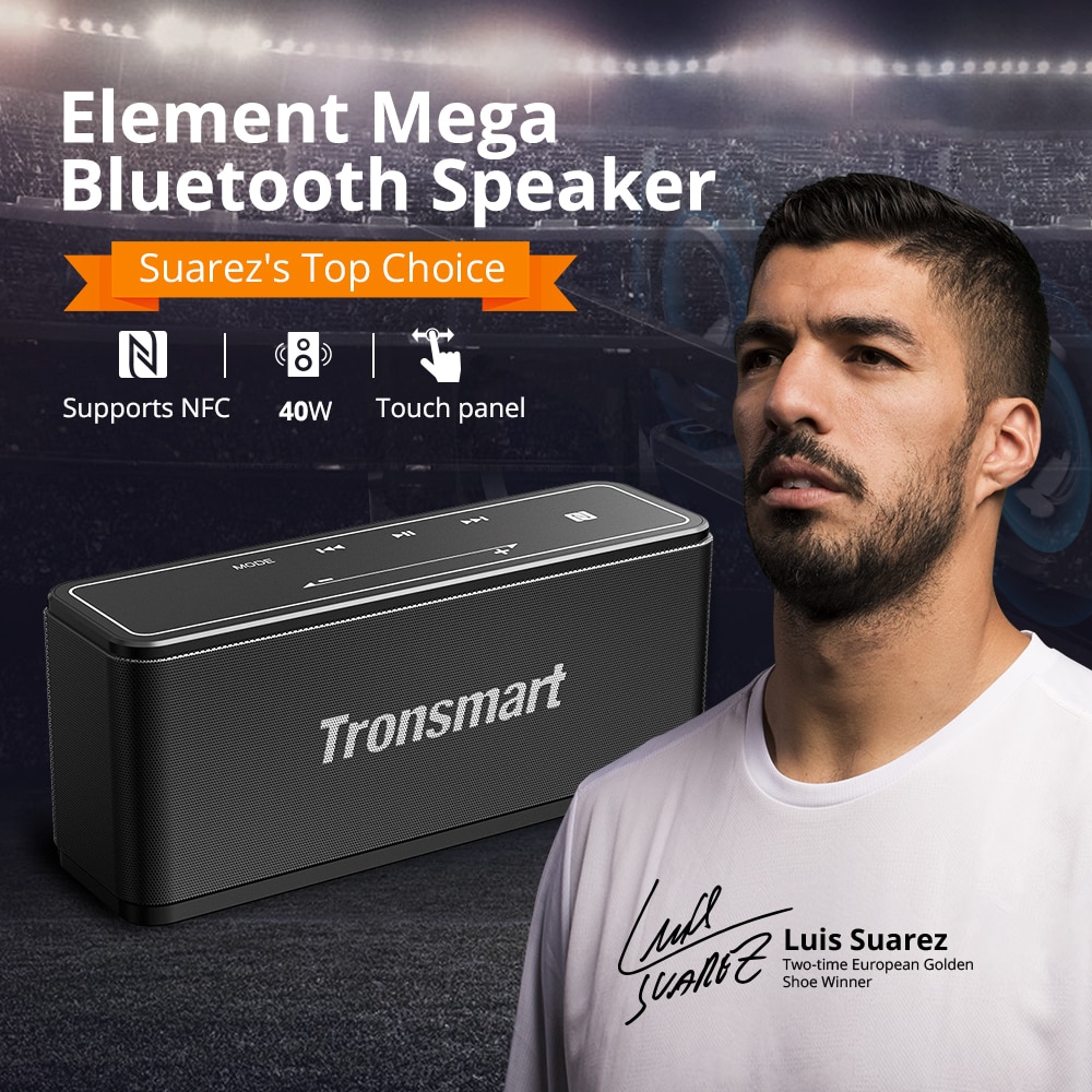Nouveau-Original-Tronsmart-élément-Mega-Bluetooth-5.0-Portable-haut-parleur-sans-fil-3D-numérique-son-TWS-40W-NFC-pour-IOS-Android Nouveau Original Tronsmart élément Mega Bluetooth 5.0 Portable haut-parleur sans fil 3D numérique son TWS 40W NFC pour IOS Android