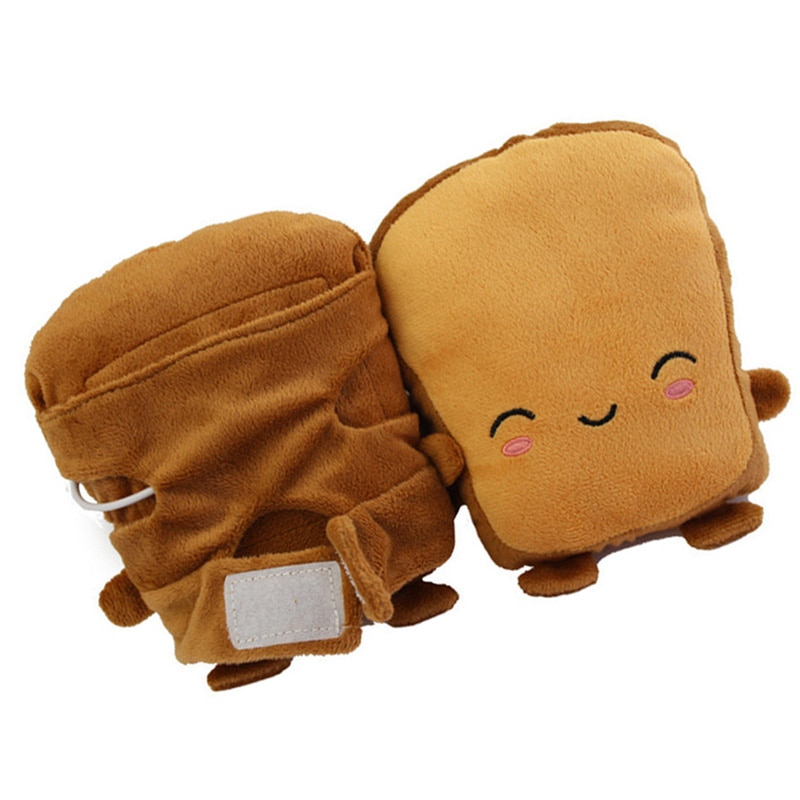 Gants-chauffants-USB,-sans-les-doigts,-en-forme-de-Toast,-mignon,-cadeau-d'hiver,-nouvel-an-et-noël Gants chauffants USB, sans les doigts, en forme de Toast, mignon, cadeau d'hiver, nouvel an et noël