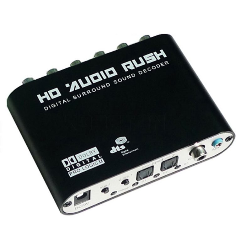 Convertisseur Audio Numérique/analogique DTS 5.1CH - Décodeur Home Cinéma Pour TV/DVD
