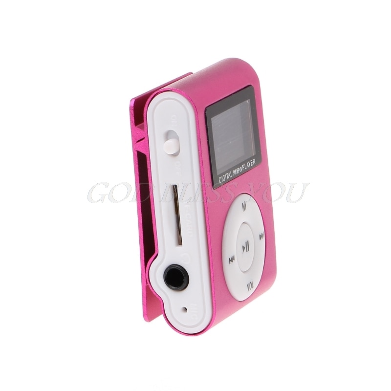 Lecteur MP3 Portable VIFER Bleu - Écran LCD, Radio FM, Support Carte TF 32Go, USB 2.0 Plug And Play