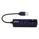 Black 3 Ports
