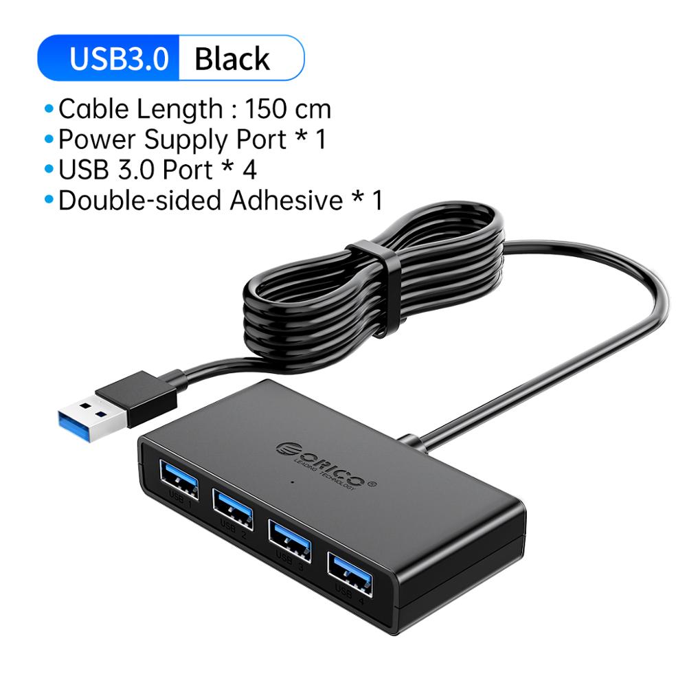 ORICO-Mini-USB-3.0-HUB-4-ports-alimentation-OTG-avec-Micro-USB-Interface-d'alimentation-pour-MacBook-ordinateur-portable-tablette-ordinateur-OTG-USB-HUB ORICO Mini USB 3.0 HUB 4 ports alimentation OTG avec Micro USB Interface d'alimentation pour MacBook ordinateur portable tablette ordinateur OTG USB HUB
