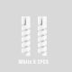 2PCS White