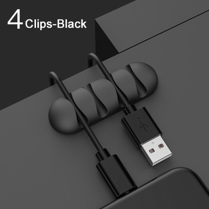 Câble-intelligent-enrouleur-Flexible-Silicone-cordon-gestion-pince-à-support-de-câbles-pour-USB-câble-souris-casque-écouteur-câble-réseau Câble intelligent enrouleur Flexible Silicone cordon gestion pince à support de câbles pour USB câble souris casque écouteur câble réseau