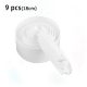 9pcs white