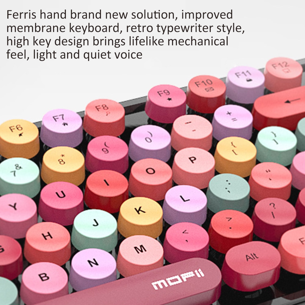 Ensemble-de-clavier-et-souris-sans-fil-Portable,-2.4Ghz,-couleurs-variées,-universel-pour-filles Ensemble de clavier et souris sans fil Portable, 2.4Ghz, couleurs variées, universel pour filles