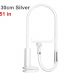 130cm Silver