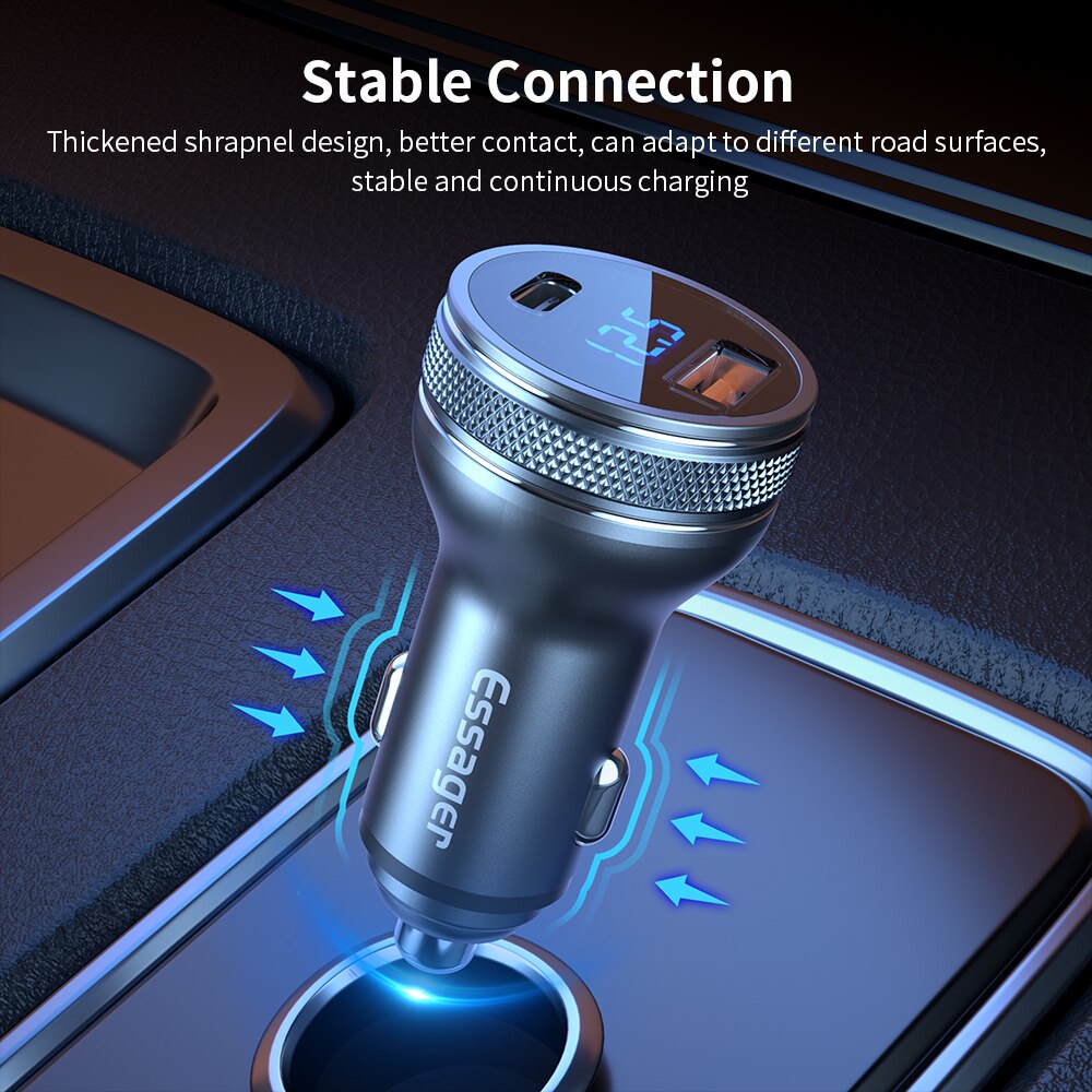 Essager-Mini-chargeur-de-voiture-USB-Charge-rapide-3.0-chargeur-de-Charge-rapide-pour-iPhone-Xiaomi-Type-automatique-C-QC-PD-3.0-chargeur-de-téléphone-portable Essager Mini chargeur de voiture USB Charge rapide 3.0 chargeur de Charge rapide pour iPhone Xiaomi Type automatique C QC PD 3.0 chargeur de téléphone portable