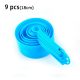 9pcs blue
