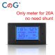 Only meter for 0-20A