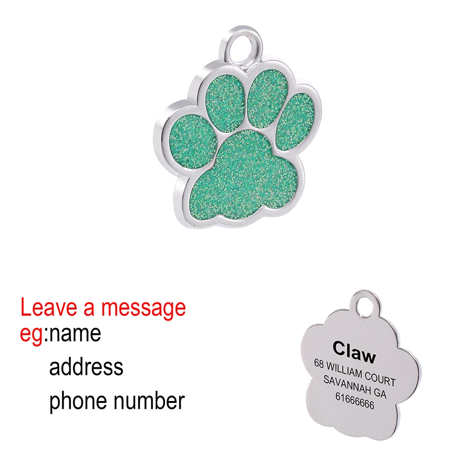 Étiquettes-personnalisées-pour-chiens-|-Étiquettes-gravées-pour-identification-des-animaux-de-compagnie,-nom-du-collier,-accessoires-pour-animaux-domestiques,-accessoires-animaux-avec-os/patte,-étiquettes-personnalisées-à-paillettes-pour-collier-de-chien Étiquettes personnalisées pour chiens | Étiquettes gravées pour identification des animaux de compagnie, nom du collier, accessoires pour animaux domestiques, accessoires animaux avec os/patte, étiquettes personnalisées à paillettes pour collier de chien