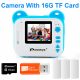 16G Card Blue Camera