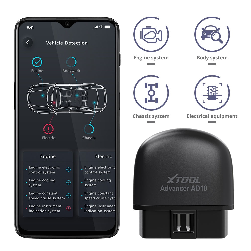 XTOOL-AD10-OBD2-Scanner-de-Diagnostic-EOBD-Bluetooth-ELM327-lecteur-de-Code-avec-différents-compteurs-montre-avec-affichage-tête-haute-HUD XTOOL AD10 OBD2 Scanner de Diagnostic EOBD Bluetooth ELM327 lecteur de Code avec différents compteurs montre avec affichage tête haute HUD