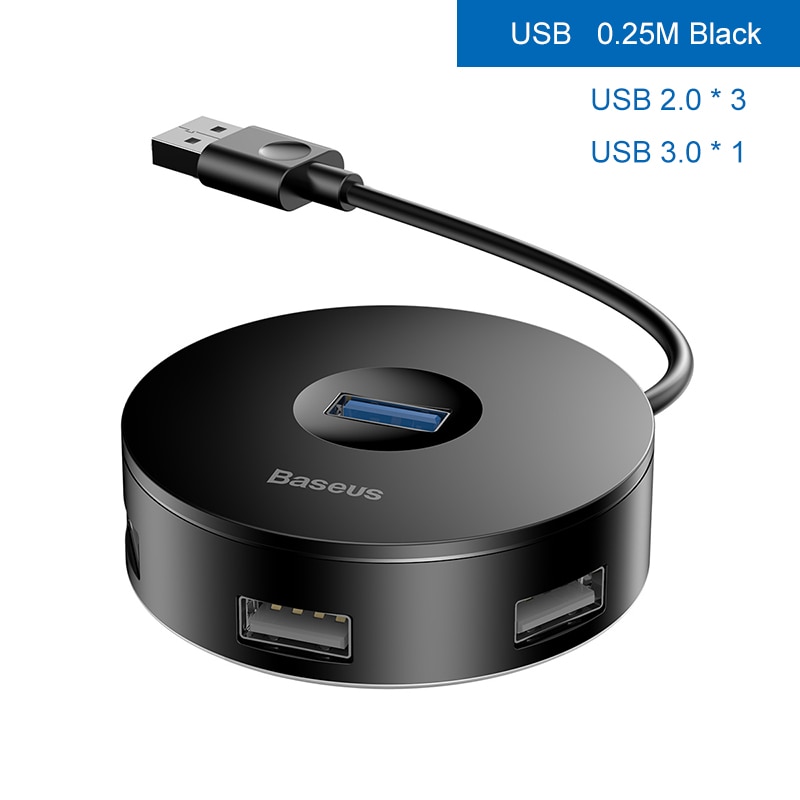 HUB-USB-Baseus-C-HUB-vers-Multi-USB-3.0-pour-MacBook-Pro-pour-Huawei-adaptateur-Dock-haute-vitesse-Type-C-HUB-USB-2.0-séparateur-expanseur HUB USB Baseus C HUB vers Multi USB 3.0 pour MacBook Pro pour Huawei adaptateur Dock haute vitesse Type C HUB USB 2.0 séparateur expanseur