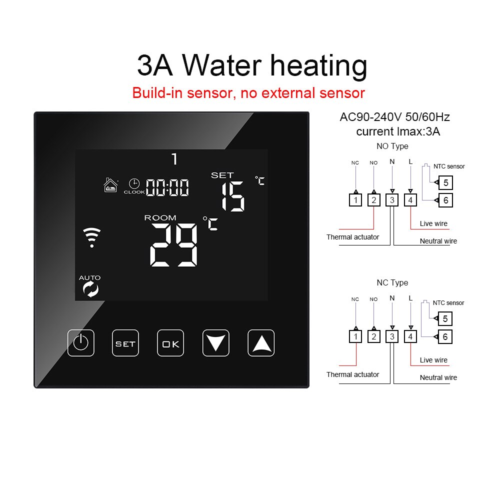 Thermostat-WiFi-16A-3A-tactile-intelligent-contrôleur-de-température-au-sol-chaud-Thermostat-de-chauffage-au-sol-électrique-Tuya-APP-télécommande Thermostat WiFi 16A 3A tactile intelligent contrôleur de température au sol chaud Thermostat de chauffage au sol électrique Tuya APP télécommande