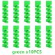 10PCS Green