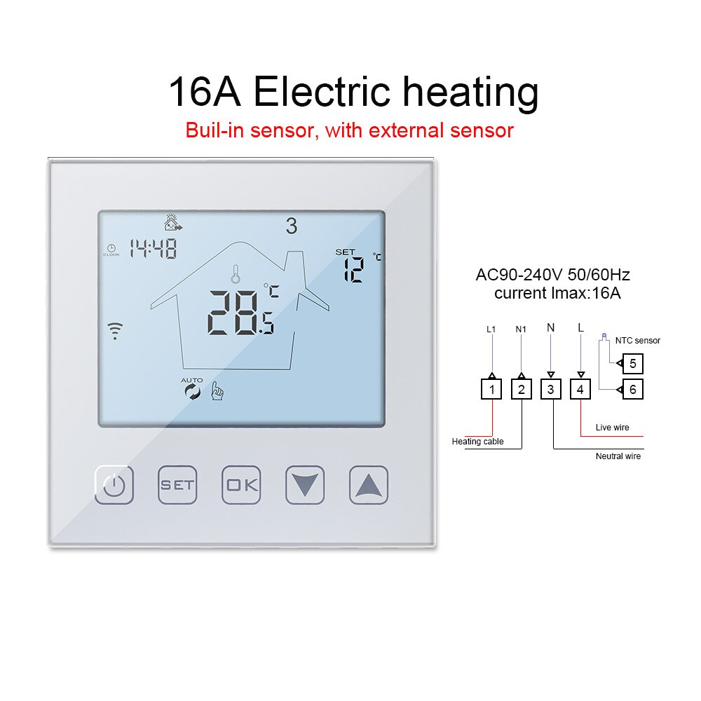 Thermostat-WiFi-16A-3A-tactile-intelligent-contrôleur-de-température-au-sol-chaud-Thermostat-de-chauffage-au-sol-électrique-Tuya-APP-télécommande Thermostat WiFi 16A 3A tactile intelligent contrôleur de température au sol chaud Thermostat de chauffage au sol électrique Tuya APP télécommande