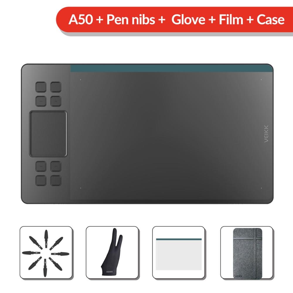 VEIKK-A50-tablette-de-dessin-graphique-avec-8192-sensibilité-à-la-pression-(stylo-passif-sans-batterie)-périphériques-d'ordinateur-de-tablette-numérique VEIKK A50 tablette de dessin graphique avec 8192 sensibilité à la pression (stylo passif sans batterie) périphériques d'ordinateur de tablette numérique