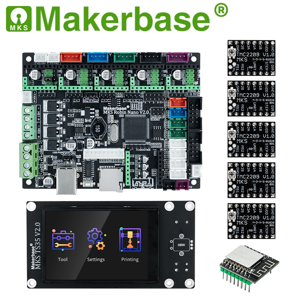 Makerbase-MKS-Robin-Nano-V2.0-32Bit-carte-de-commande-pièces-d'imprimante-3D-base-sur-Marlin2.x-3.5-tft-écran-tactile-aperçu-Gcode Makerbase MKS Robin Nano V2.0 32Bit carte de commande pièces d'imprimante 3D base sur Marlin2.x 3.5 tft écran tactile aperçu Gcode