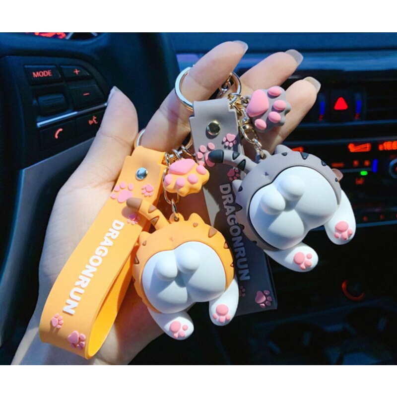 Porte-clés-au-bout-de-chat-pour-femme,-jouet-pour-enfant,-paire-mignonne-d'amoureux,-ornement-de-Couple,-ornement-de-voiture,-lanière,-cadeau-pour-fille,-Kawaii Porte-clés au bout de chat pour femme, jouet pour enfant, paire mignonne d'amoureux, ornement de Couple, ornement de voiture, lanière, cadeau pour fille, Kawaii