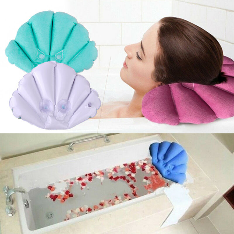 Doux-accueil-Spa-gonflable-bain-oreiller-tasses-coquille-en-forme-de-cou-baignoire-coussin-soutien-oreiller-baignoire-coussin-couleur-aléatoire Doux accueil Spa gonflable bain oreiller tasses coquille en forme de cou baignoire coussin soutien oreiller baignoire coussin couleur aléatoire