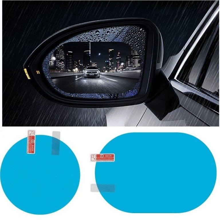 Lot De 8 Films De Rétroviseur Voiture Anti-Pluie Anti-Buée - Protection Transparente Impermeable