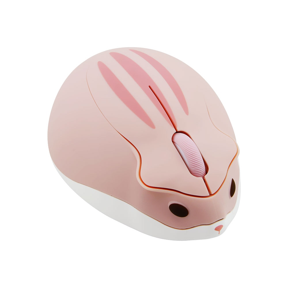 CHYI-Mini-souris-sans-fil-de-dessin-animé,-souris-optique-Usb,-pour-ordinateur-Portable,-motif-Hamster-rose,-pour-enfants,-Macbook CHYI-Mini souris sans fil de dessin animé, souris optique Usb, pour ordinateur Portable, motif Hamster rose, pour enfants, Macbook