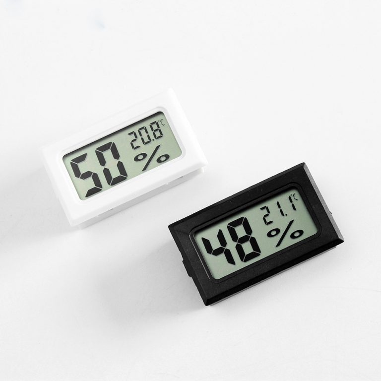 Thermomètre Hygromètre Rond Pour Guitare Et Violon - Sans Pile - Alliage - Monitoring Température Et Humidité