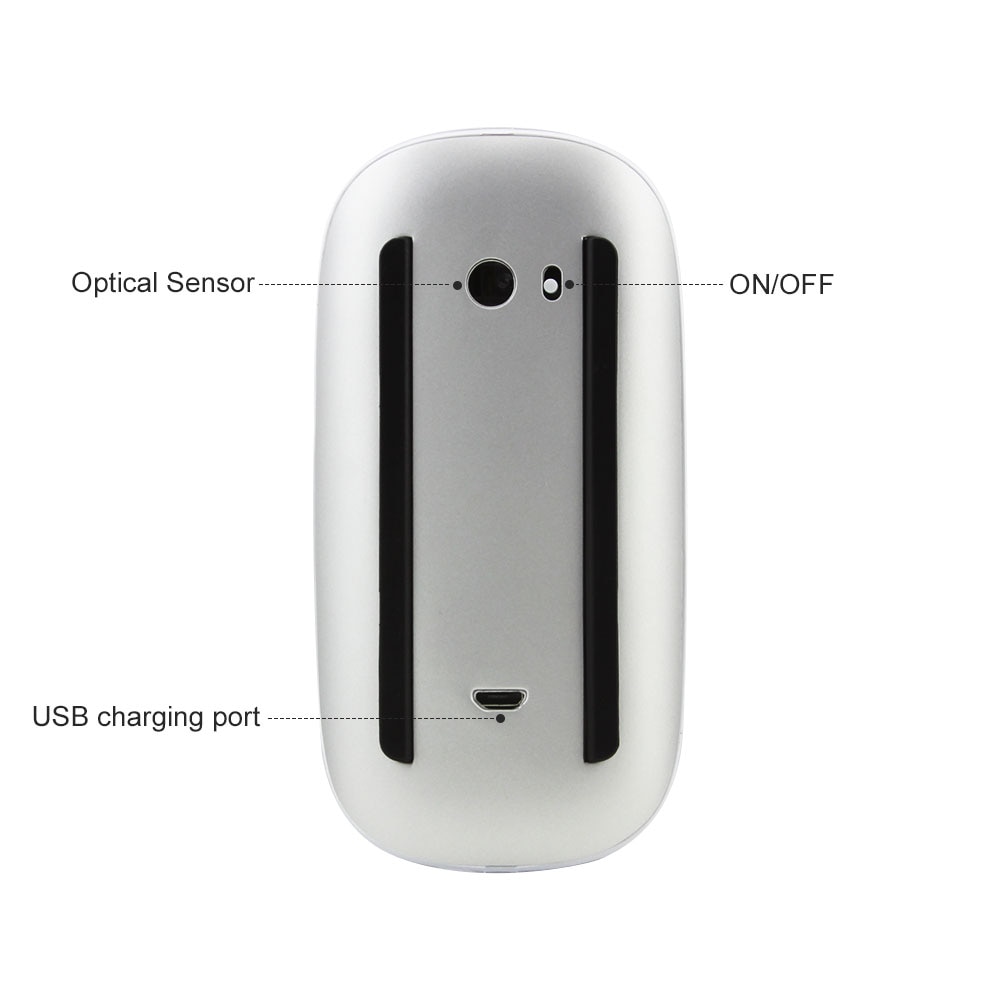Sans-Fil-Bluetooth-Magic-Mouse-2-Silencieux-Rechargeable-Laser-Souris-D'ordinateur-Mince-PC-Ergonomique-Bureau-Souris-Pour-Apple-Mac-Microsoft Sans Fil Bluetooth Magic Mouse 2 Silencieux Rechargeable Laser Souris D'ordinateur Mince PC Ergonomique Bureau Souris Pour Apple Mac Microsoft