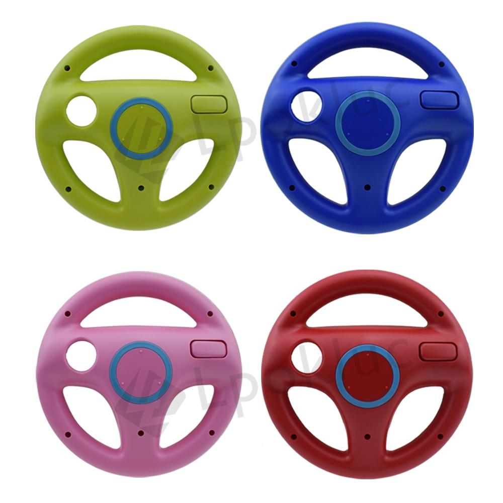 Volant-de-course-pour-la-commande-de-jeu-à-distance-Wii,-Mulit-couleurs,-roue-de-jeu-Mario-Kart,-1-pièce Volant de course pour la commande de jeu à distance Wii, Mulit-couleurs, roue de jeu Mario Kart, 1 pièce