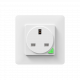 UK White Wall Socket