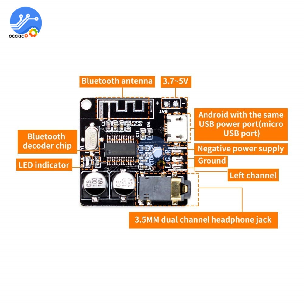 Mini-Bluetooth-5.0-carte-de-décodeur-MP3-récepteur-Audio-lecteur-MP3-sans-perte-Module-amplificateur-de-musique-stéréo-sans-fil Mini Bluetooth 5.0 carte de décodeur MP3 récepteur Audio lecteur MP3 sans perte Module amplificateur de musique stéréo sans fil