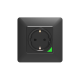 DE Black Wall Socket