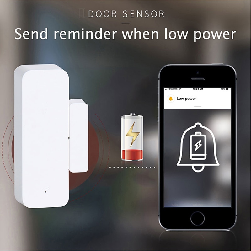 Capteur-de-porte/fenêtre,-ouverture,-fermeture,-tuya,-application-wi-fi,-télécommande,-Compatible-avec-Alexa-et-Google-Assistant Capteur de porte/fenêtre, ouverture, fermeture, tuya, application wi-fi, télécommande, Compatible avec Alexa et Google Assistant