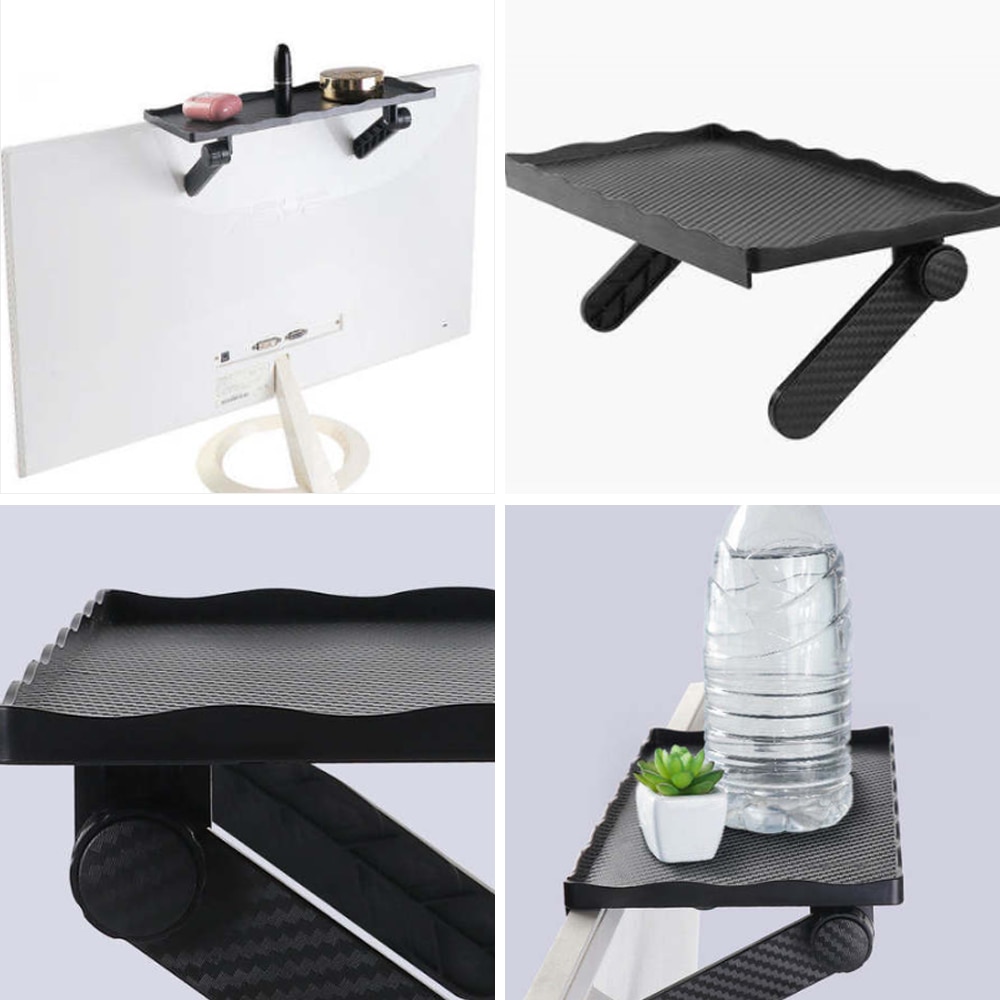 2 Pièces Étagère Supérieure De L'Écran, Moniteur TV Shelf, Étagère