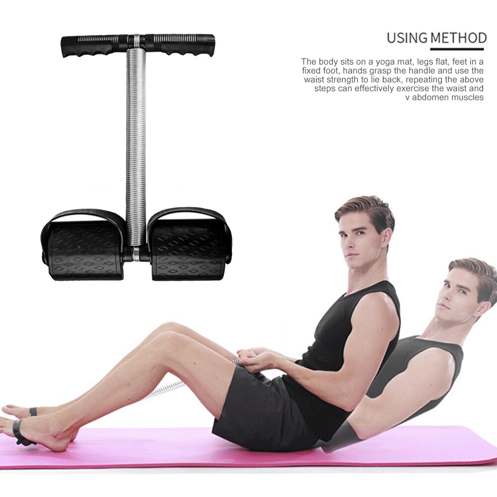Tire-pédale élastique - Bandes De Résistance Multitube - Pour Abdos, Fitness, étirement - Homme/femme
